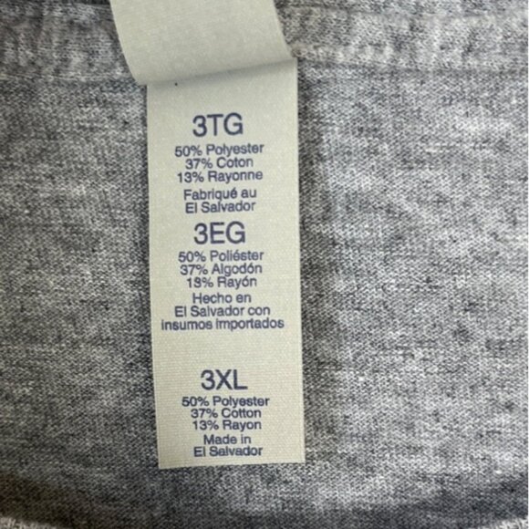 Jerzees Graphic Tshirt Mens 3XL Gray Ohio License Plates - Picture 7 of 7